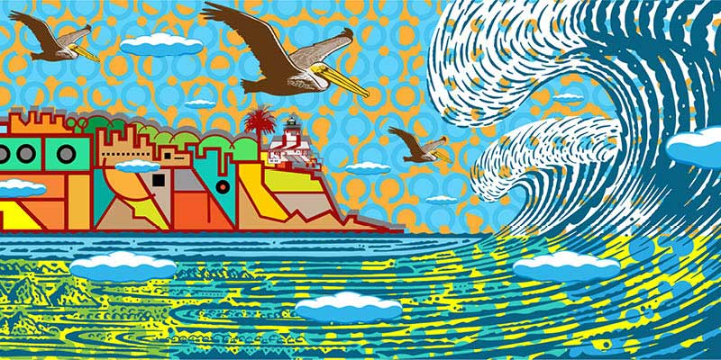 FCMA-art-architecture-murals-2 John Van Hamersveld Mural The Palos Verdes Peninsula